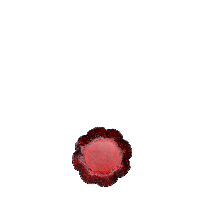 BOWRING - Opulence 16cm Glass Red Plate