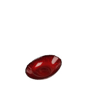 BOWRING - Opulence 27cm Oval Red Glass Bowl