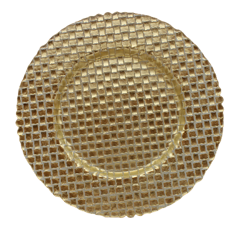 BOWRING - Tessa 32cm Gold Glass Charger