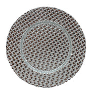 BOWRING - Tessa 32cm Silver Glass Charger