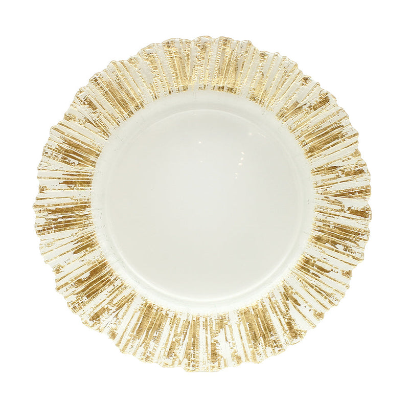 BOWRING - Capri 33cm Gold Glass Charger