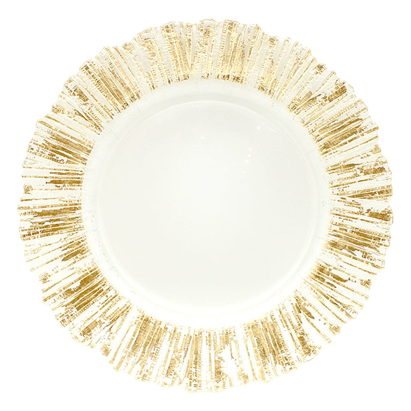 BOWRING - Capri 33cm Gold Glass Charger
