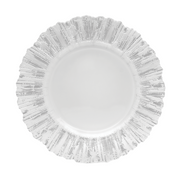 BOWRING - Capri 33cm Silver Glass Charger