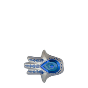 BOWRING - Charmed Glass Evil Eye Plate, White