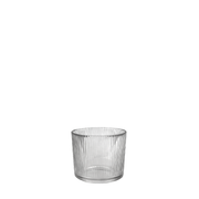 BOWRING - Avanti Glass Tealight Holder, Opal Grey