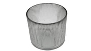 BOWRING - Avanti Glass Tealight Holder, Opal Grey