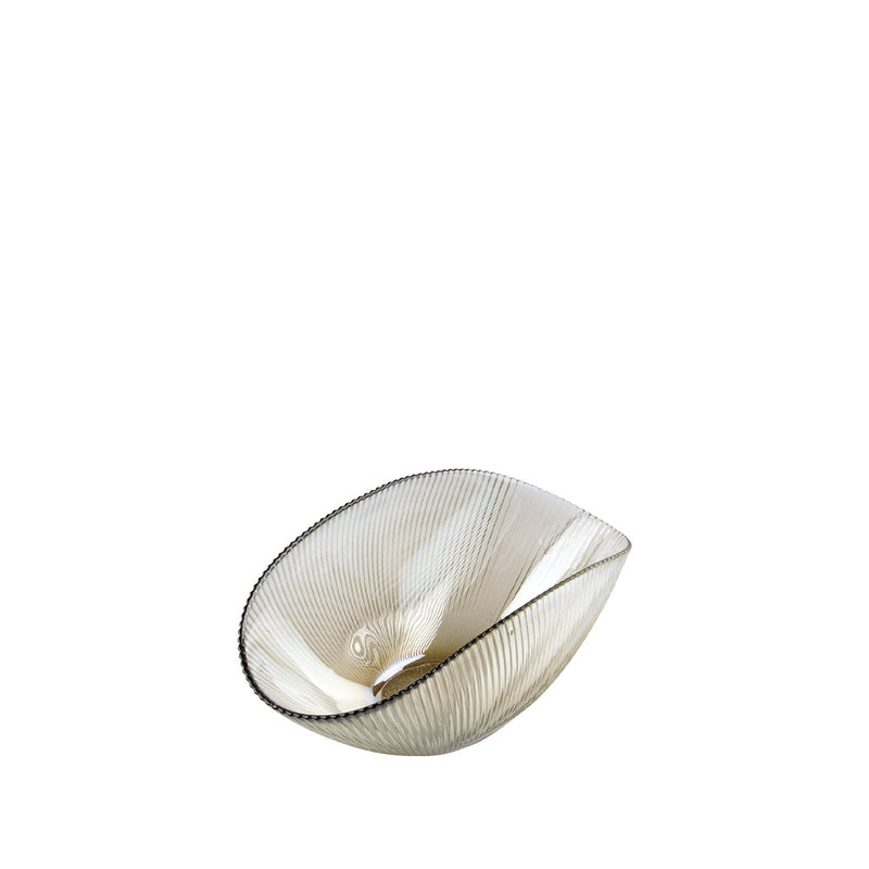 BOWRING - Radiance 26.5cm (10.43in) Oval Bowl, Coffee Lustre