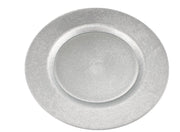 BOWRING - Symphony 32cm Silver Glass Charger