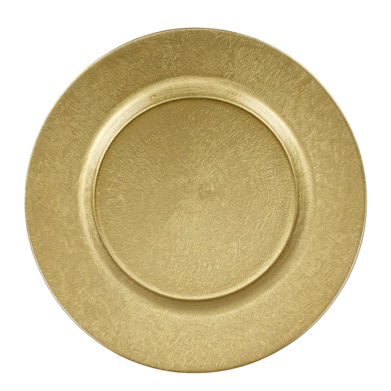 BOWRING - Symphony 32cm Gold Glass Charger