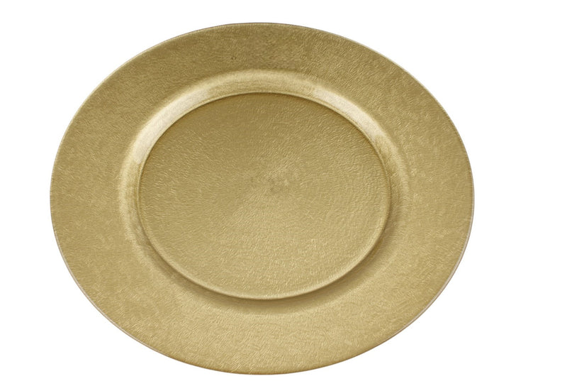 BOWRING - Symphony 32cm Gold Glass Charger