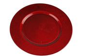 BOWRING - Symphony 32cm Red Glass Charger
