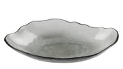 BOWRING - Nathan 28cm Oblong Glass Bowl, Opal Grey