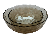 BOWRING - Olympia 25cm Glass Bowl, Coffee Lustre