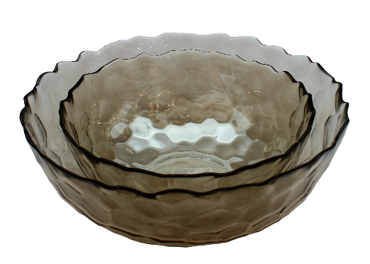 BOWRING - Olympia 25cm Glass Bowl, Coffee Lustre