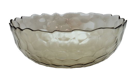 BOWRING - Olympia 25cm Glass Bowl, Coffee Lustre