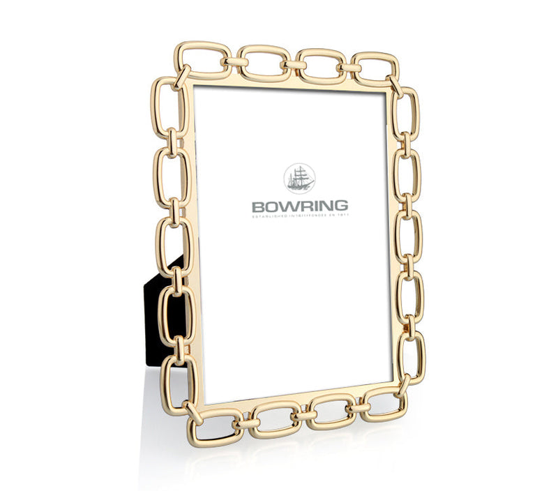 BOWRING - Links Gold 5 x 7in. Frame (13 x 18cm)