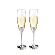 BOWRING - Cherish Crystals Champagne Flute Set of 2