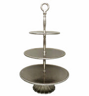 BOWRING - Odyssey 3-tier Server 63cm H, Nickel Finish