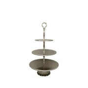 BOWRING - Odyssey 3-tier Server 63cm H, Nickel Finish