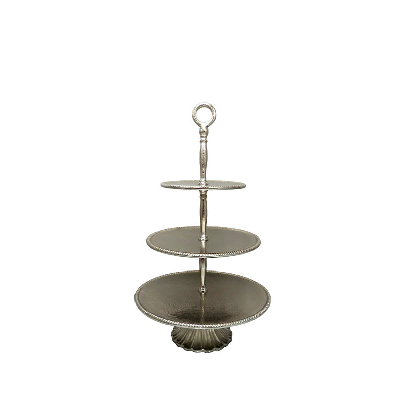 BOWRING - Odyssey 3-tier Server 63cm H, Nickel Finish