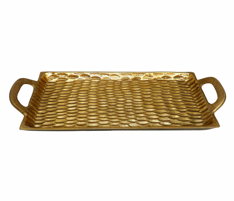 BOWRING - Jasper Small Tray 51 x 23cm, Gold Finish