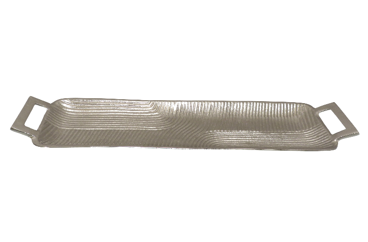 BOWRING - Kai Small Tray 58.5 x 15 x 5cm, Nickel Finish