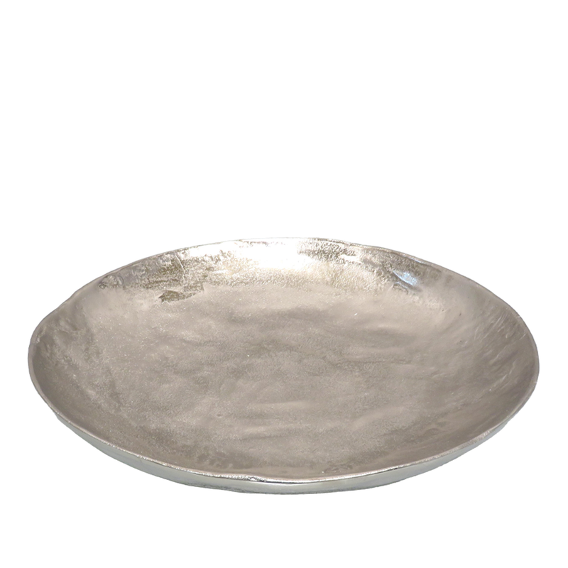 BOWRING - Laird Large Centerpiece 51cm D., Nickel Finish