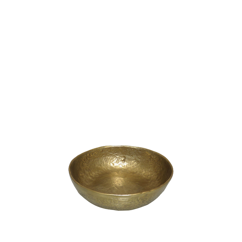 BOWRING - Laird Large Bowl 24.5 x 6.5cm, Gold Finish