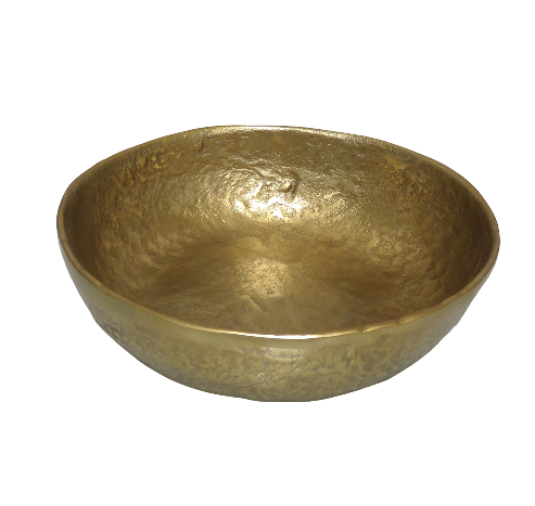 BOWRING - Laird Large Bowl 24.5 x 6.5cm, Gold Finish