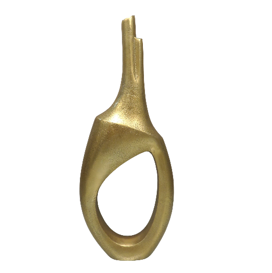 BOWRING - Iman Small Vase 59cm H, Gold Finish