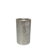 BOWRING - Gaia Small Pillar Holder 21cm H, Nickel Finish