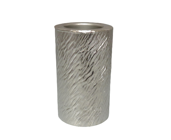 BOWRING - Gaia Small Pillar Holder 21cm H, Nickel Finish