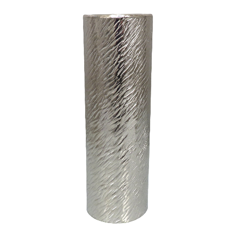 BOWRING - Gaia Large Pillar Holder 36cm H, Nickel Finish