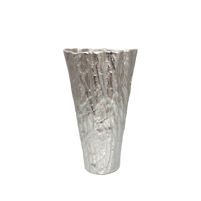 BOWRING - Wynter Small Vase 36cm, Nickel Finish