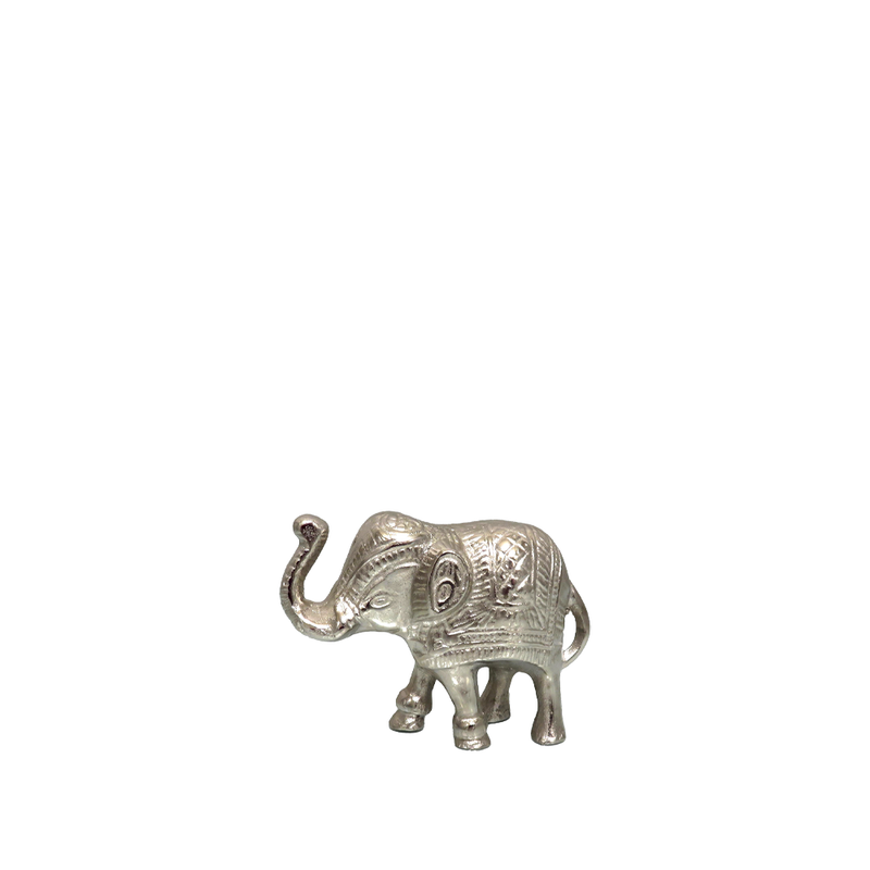 BOWRING - Ricco Large Elephant 14.5cm H, Nickel Finish