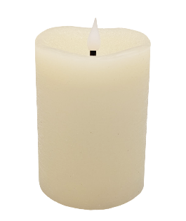 BOWRING - Flameless LED Candle Ivory 3"Dia. X 4"H