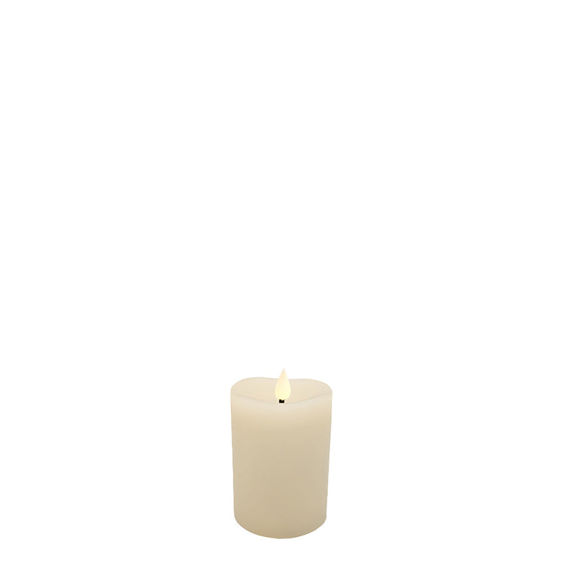 BOWRING - Flameless LED Candle Ivory 3"Dia. X 4"H