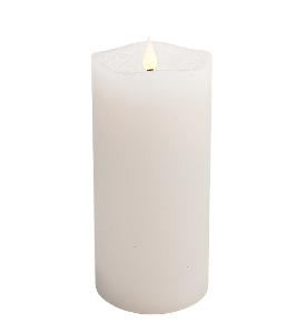 BOWRING - Flameless LED Candle White 3"Dia. X 6"H
