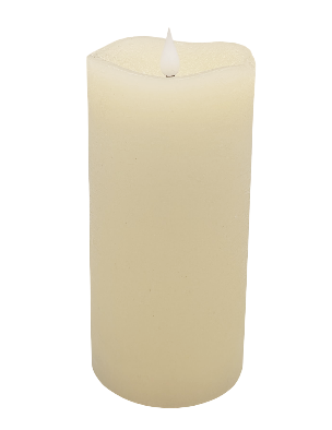 BOWRING - Flameless LED Candle Ivory 3"Dia. X 6"H