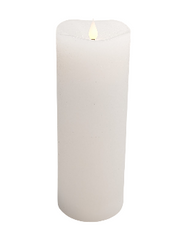 BOWRING - Flameless LED Candle White 3"Dia. X 8"H