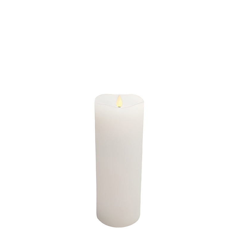 BOWRING - Flameless LED Candle White 3"Dia. X 8"H