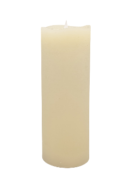 BOWRING - Flameless LED Candle Ivory 3"Dia. X 8"H