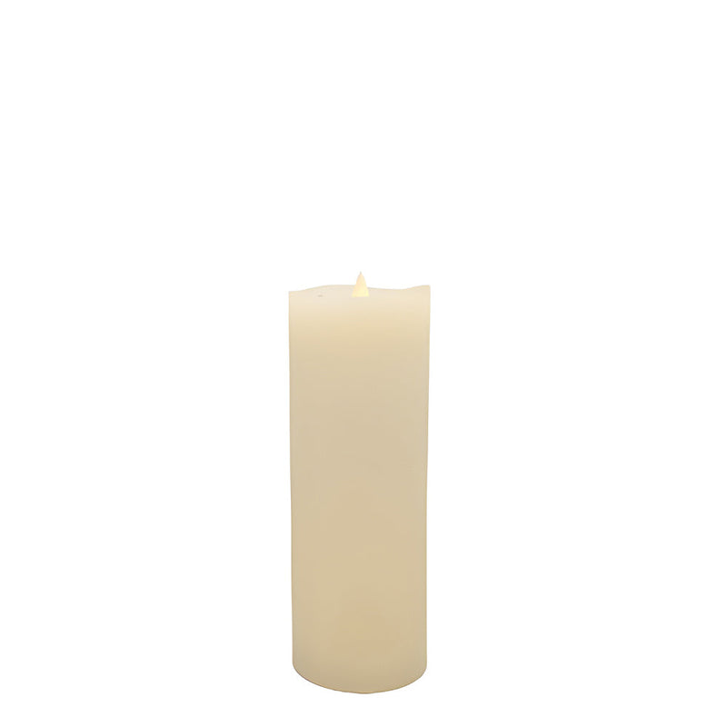 BOWRING - Flameless LED Candle Ivory 3"Dia. X 8"H