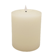 BOWRING - Flameless LED Candle Ivory 4"Dia. X 5"H