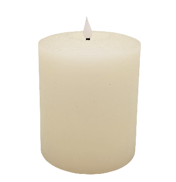 BOWRING - Flameless LED Candle Ivory 4"Dia. X 5"H