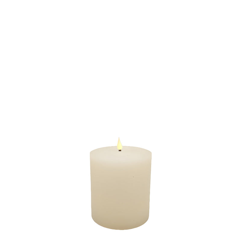 BOWRING - Flameless LED Candle Ivory 4"Dia. X 5"H