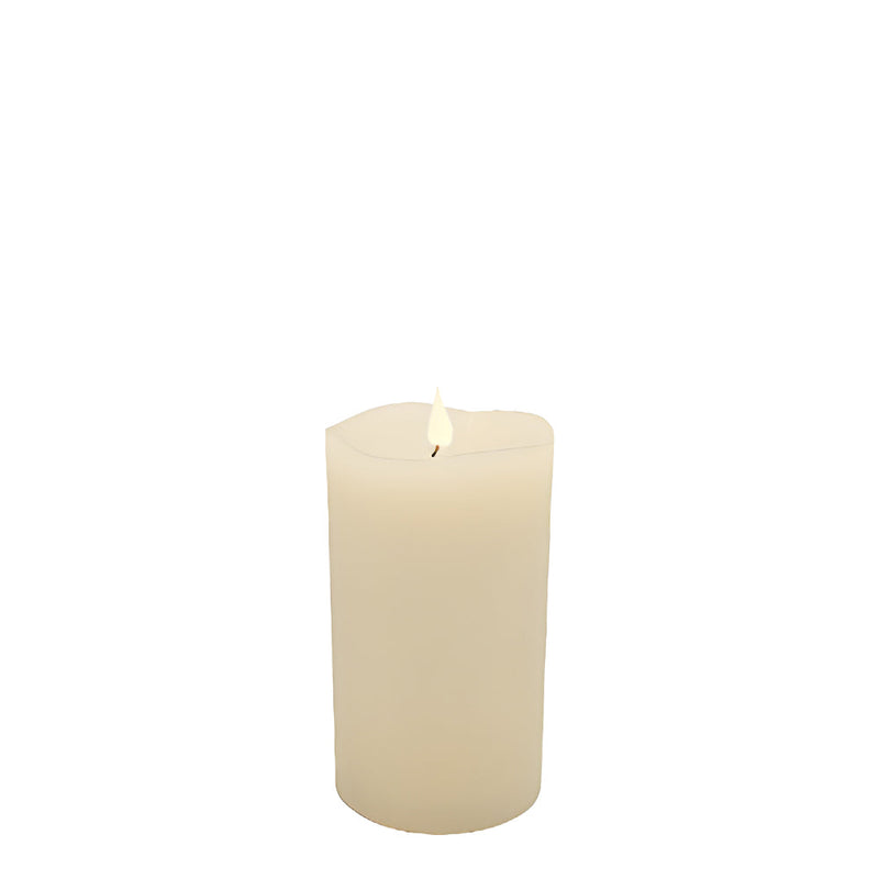 BOWRING - Flameless LED Candle Ivory 4"Dia. X 7"H