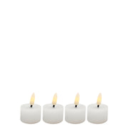 BOWRING - Flameless LED Tealight Set of 4 White