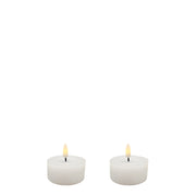 BOWRING - Flameless LED Candle White Set of 2 Tealights 2.5"Dia. X 1"