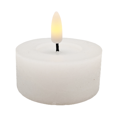BOWRING - Flameless LED Candle White Set of 2 Tealights 2.5"Dia. X 1"